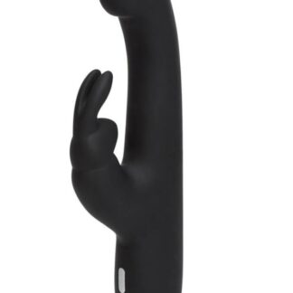 Happy Rabbit Slimline G-Spot Rechargeable Rabbit Vibrator - Black