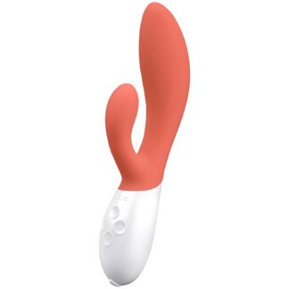LELO Ina 3 Dual-Action Rabbit Vibrator - Coral