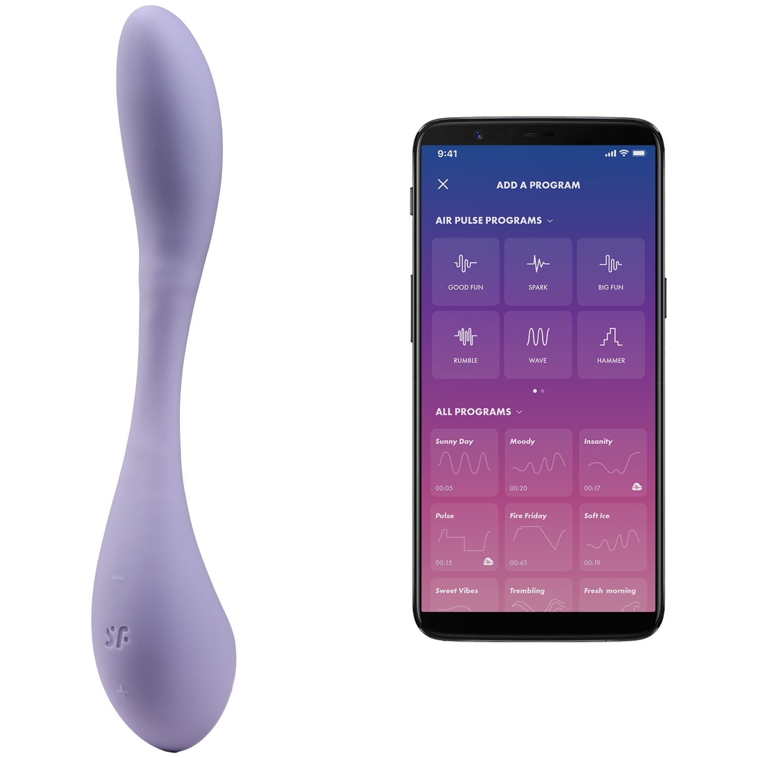 Satisfyer G-Spot Flex 5+ Vibrator - Purple