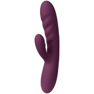 Svakom Avery Thrusting Rabbit Vibrator - Bordeaux